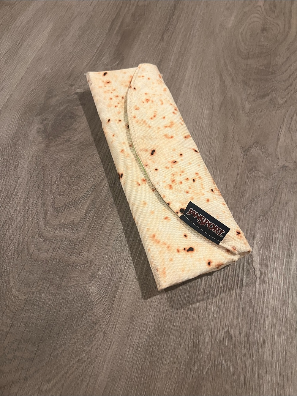 Jansport Beige Tortilla Print Pencil Case Roll